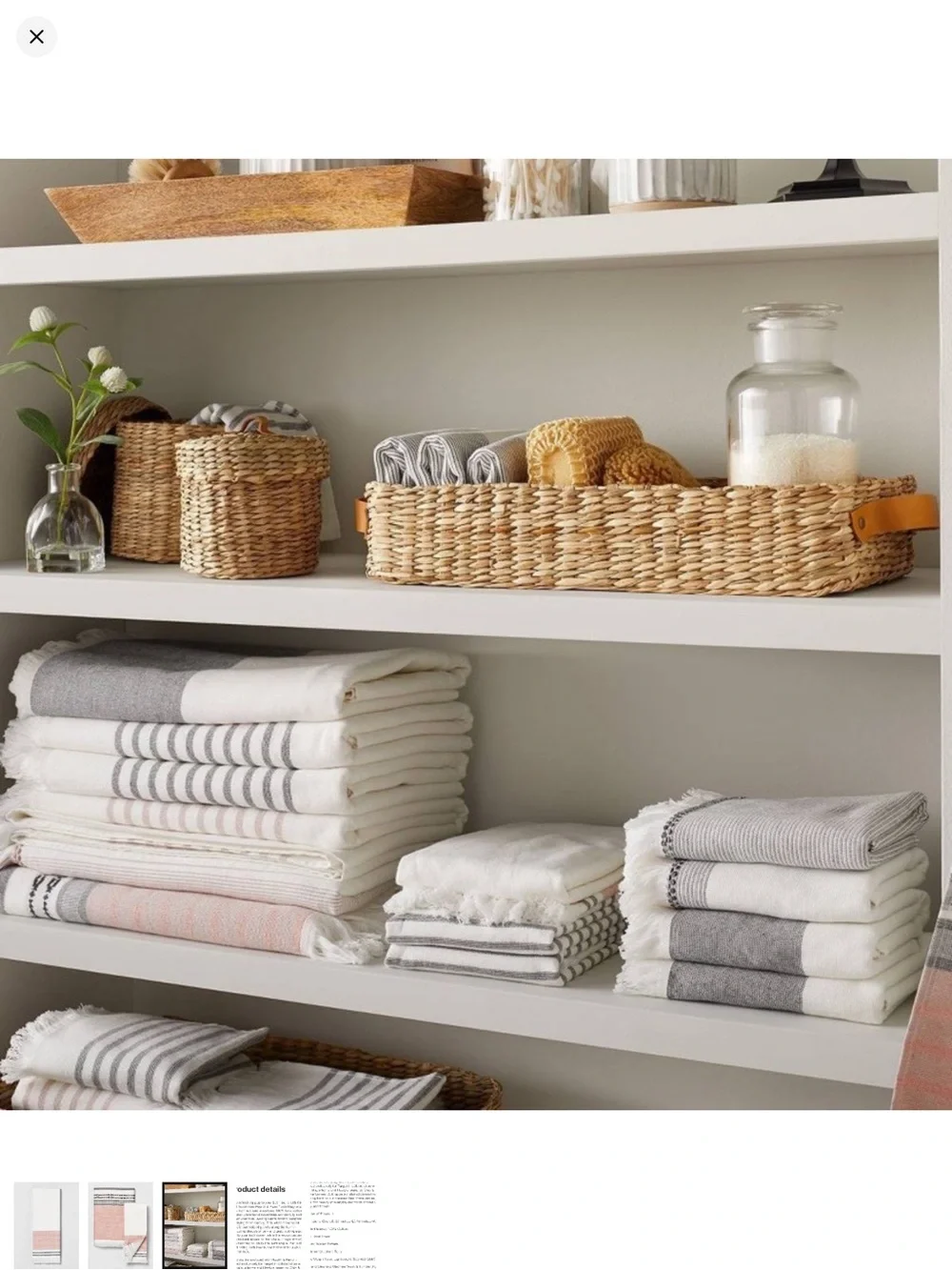 Bundle of 2 Hearth and Hand hand towels❤️❤️❤️❤️